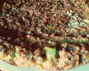 Torta di farro e zucchine